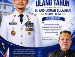 Ketua Komisi III DPRD Bone Indra Jaya Ucapkan Selamat Ulang Tahun ke-48 untuk Bupati Andi Asman Sulaiman