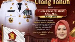 Ketua Fraksi Gerindra DPRD Bone Andi Purnamasari Amier Ucapkan Selamat Ulang Tahun ke-48 untuk BupAAS