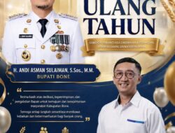 Pinca Bulog Bone Sampaikan Ucapan dan Apresiasi untuk BupAAS di Hari Ulang Tahun