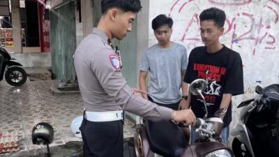 Jelang Ops Patuh Pallawa 2026, Satlantas Polres Bone Gencar Tertibkan Knalpot Brong dan Atur Arus Lalu Lintas