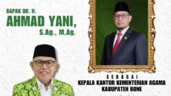 Ketua DMI Bone Ucapkan Selamat Ahmad Yani, Andi Akmal Pasluddin Harap Kemenag Makin Dekat dengan Umat