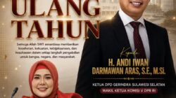 Andi Purnamasari Amier Sampaikan Doa dan Harapan di Hari Ulang Tahun Andi Iwan Darmawan Aras: Semoga Terus Mengabdi untuk Rakyat