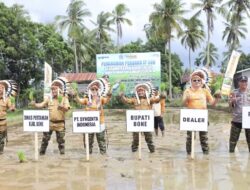 Tanam Perdana IP300 di Kahu, BupAAS Ungkap Petani Jadi Motor Pertumbuhan Ekonomi Bone