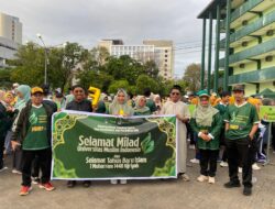 FSIKP UMI Ikut Meriahkan Gerak Jalan Santai Tahun Baru Islam 1448 Hijriah