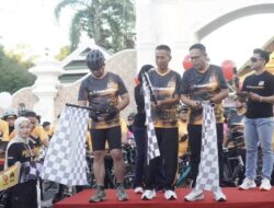 Meriah! 1.050 Peserta Ramaikan Bhayangkara Beramal Fun Bike Polres Bone, Hadiah Umrah hingga Motor Jadi Daya Tarik