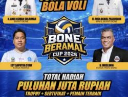 Turnamen Bola Voli BerAmal Cup 2026 Siap Digelar, PBVSI Bone Bidik Jadi Terbesar di Sulawesi Selatan