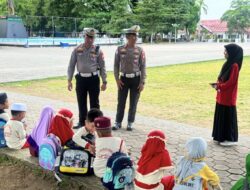 Polisi Sahabat Anak, Satlantas Polres Bone Tanamkan Budaya Tertib Lalu Lintas Sejak Usia Dini