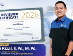 Dosen Universitas Bosowa Dipercaya Jadi Reviewer Jurnal Internasional Q1 Taylor & Francis, Bukti Pengakuan Akademik Global