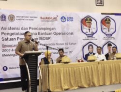Inspektorat Daerah Bone Atensi Cegah Penyimpangan Anggaran Pendidikan, Wabup Andi Akmal Buka Asistensi Dana BOSP