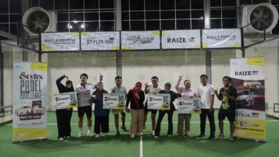 Kalla Toyota Pererat Silaturahmi dengan Komunitas dan Media Makassar Lewat Stylix Padel Challenge Season 2 : Raize The Game