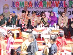 Semarak HUT RI ke-81, BupAAS dan Wabup Andi Akmal Lepas Karnaval Kemerdekaan PAUD Terbesar dari 27 Kecamatan