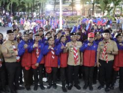Dari Makassar Menuju Cibubur, BupAAS Antar Semangat 1.700 Pramuka Sulsel ke Jamnas XI