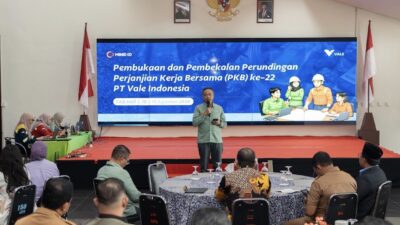 PT Vale Mulai Perundingan PKB ke-22, Bangun Hubungan Industrial Harmonis dan Berkeadilan