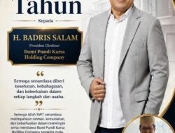 Doa dan Ucapan Hangat Suharto H. Matta untuk H. Badris Salam di Hari Ulang Tahun