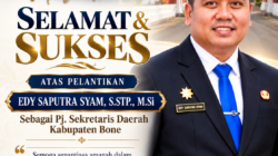 K3S Bontocani Sampaikan Selamat, Edy Saputra Syam Resmi Emban Amanah Baru sebagai Pj Sekda Bone