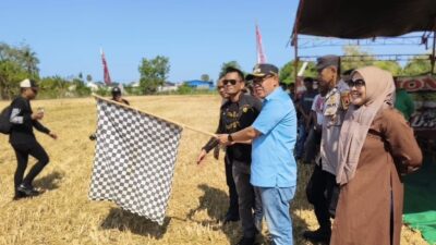 Gaspol di Toro! Wabup AAP Buka Balap Motor Ojek Gabah Beramal Season X