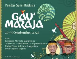 Gau Maraja 2026 di Bone Siap Mengguncang, Enam Hari Penuh Seni dan Budaya di Berbagai Lokasi