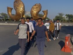 Ketua Komunitas Sahabat Songko Cella Dampingi BupAAS Jalan Pagi di CPI: Hidup Sehat, Ayo Olahraga!