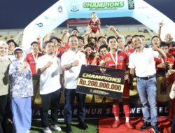 BupAAS Bangga, Bone Beramal FC Ukir Sejarah Juara Piala Gubernur Sulsel 2026