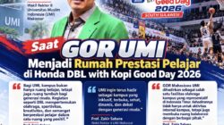 Saat GOR UMI Menjadi Rumah Prestasi Pelajar di Honda DBL with Kopi Good Day 2026
