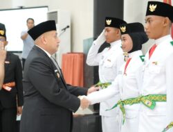 70 Pelajar Dikukuhkan sebagai Paskibraka Kota Makassar 2026