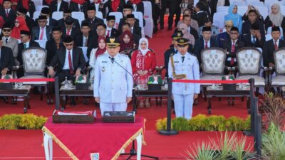 Wali Kota Makassar Pimpin Upacara HUT ke-81 RI di Karebosi
