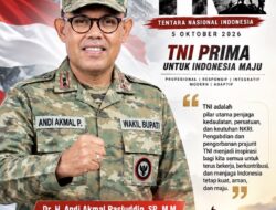 HUT TNI Bukan Sekadar Seremoni, Wabup AAP: Kekuatan TNI Ada Bersama Rakyat