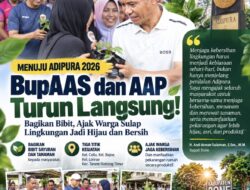 BupAAS dan AAP Turun Langsung! Bagikan Bibit, Ajak Warga Sulap Lingkungan Jadi Hijau dan Bersih