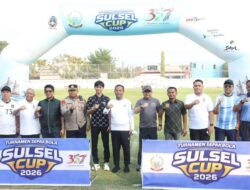 Semarak HUT Sulsel ke-357, BupAAS Hadir Saksikan Sulsel Cup 2026