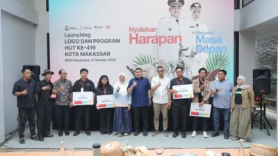 Wali Kota Makassar Perkenalkan Logo HUT ke-419, Angkat Filosofi Pappasang